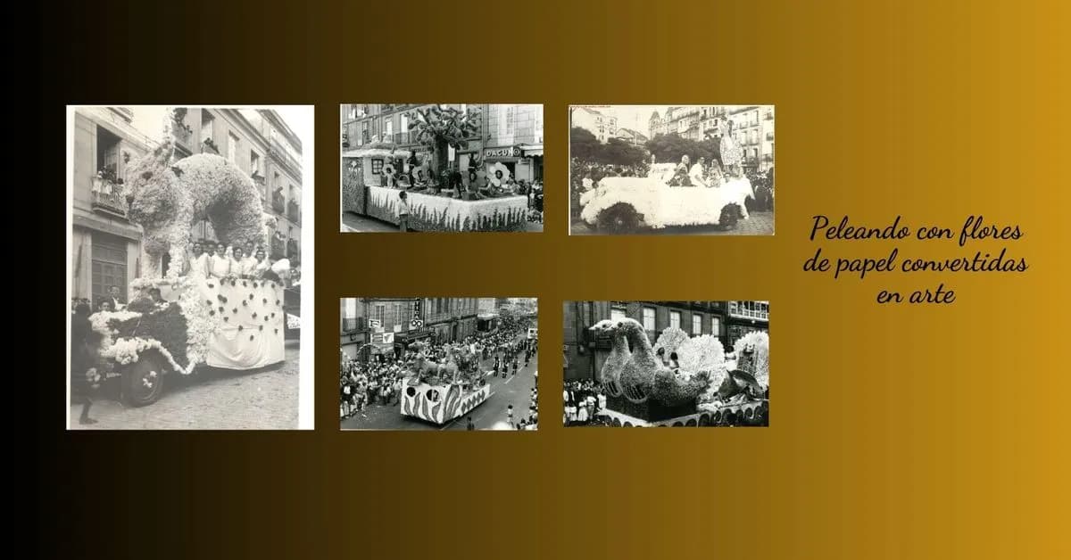 La historia de la batalla de flores en Ourense: arte y tradición