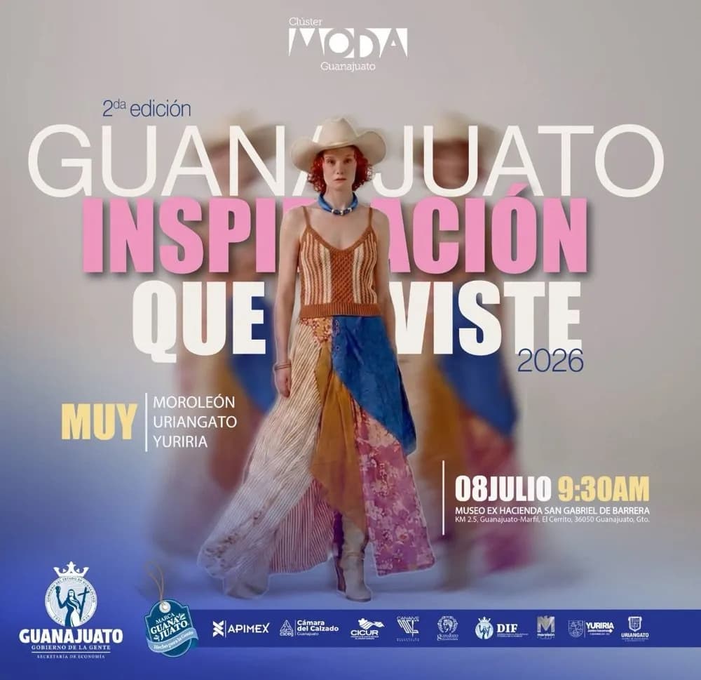 Guanajuato impulsa la moda con Inspiración que Viste 2026
