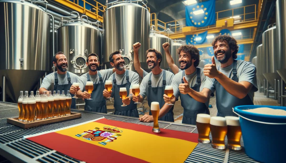 España brilla como segunda productora de cerveza en la UE