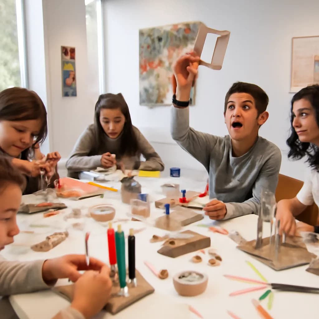 Buenas noticias: Taller de arte para niños en Cáceres