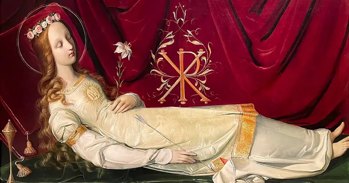 Un mural en Palermo convierte a Rosalía en 'santa' contemporánea