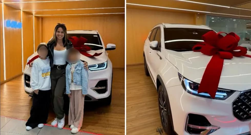 Andrea San Martín celebra la compra de su primer auto