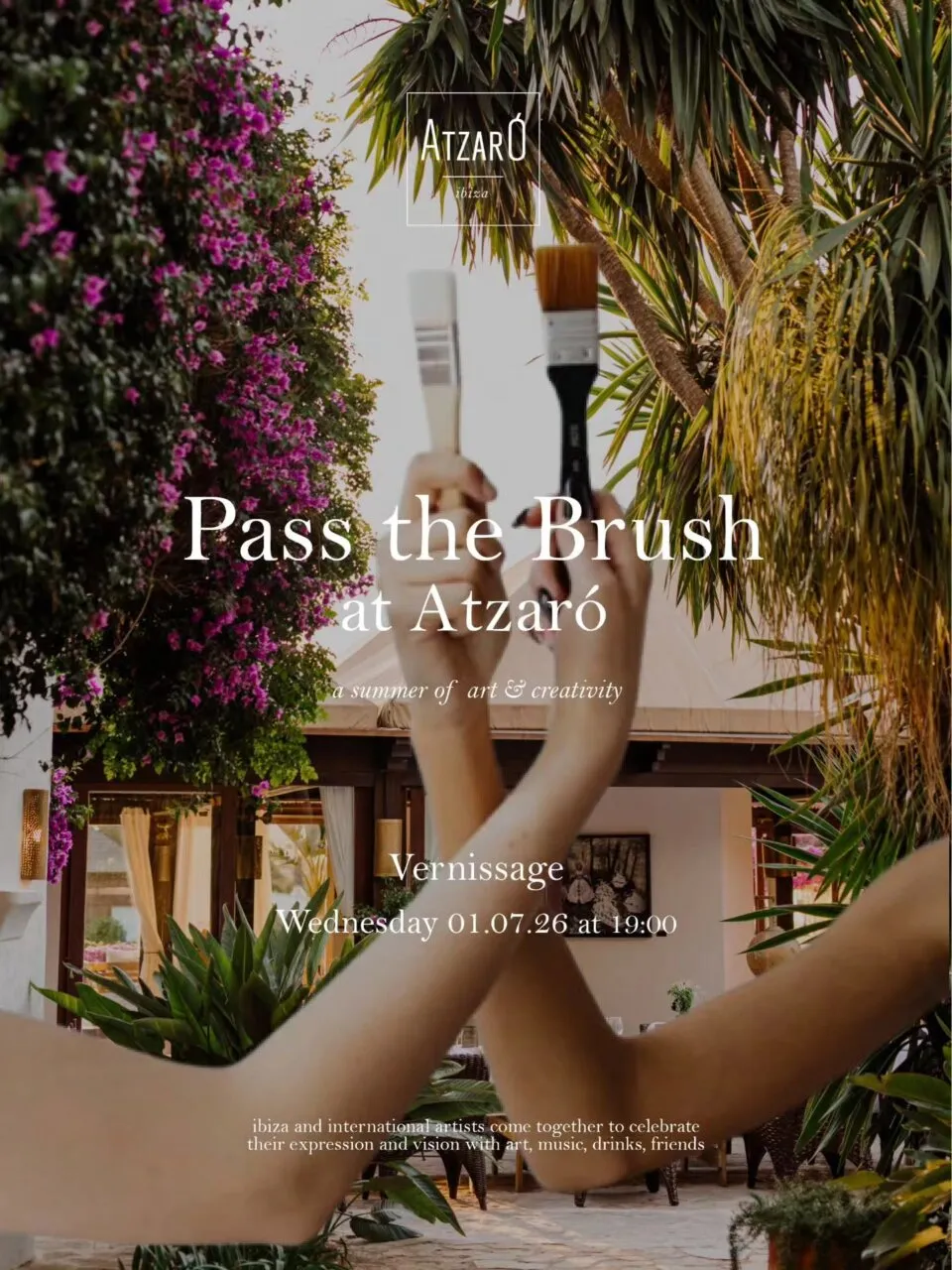 Atzaró Hotel presenta la exposición 'Pass the Brush' en 2026