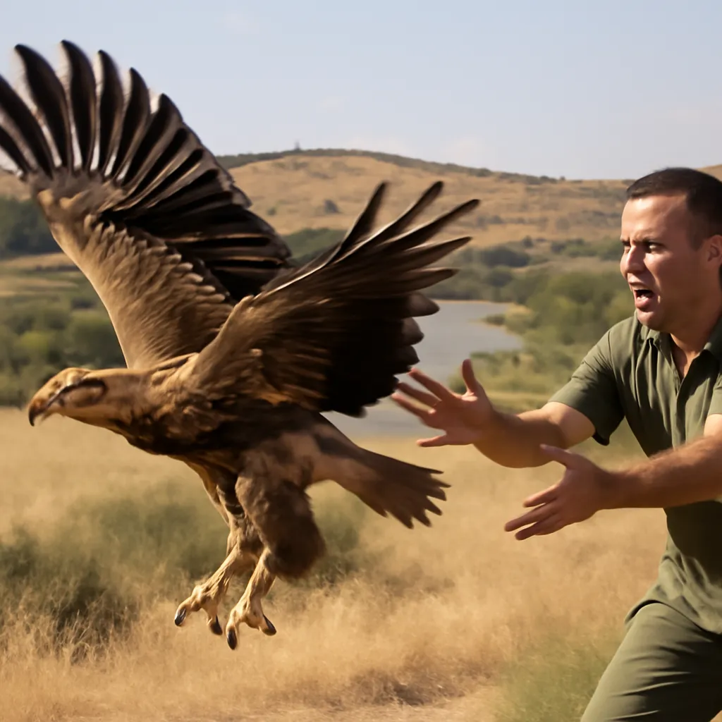 Félix, el águila imperial, regresa a la naturaleza tras rescate en Badajoz