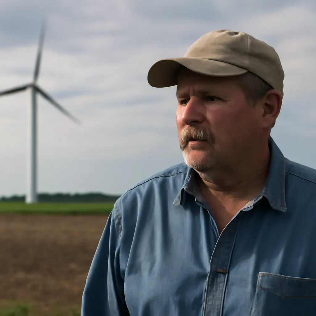 Agricultor de Illinois transforma un aerogenerador en plan de jubilación