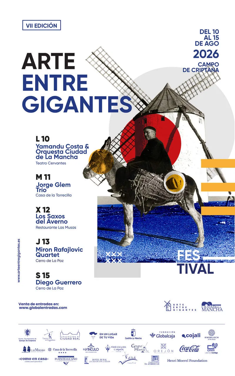 El Festival Arte Entre Gigantes regresa a Campo de Criptana